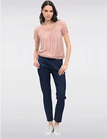 Haut Manches Courtes Crochet Froccella