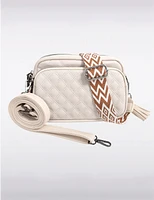 Manteaux | La maison du manteau au Québec Diana Sac 3-en-1 Cuir Végan Matelassé Zippé et Courroies Amovibles par Sokos