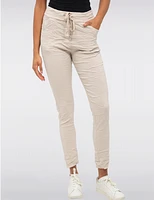 Pantalon Slim Fit Froissé par Froccella
