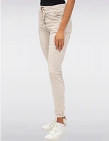 Pantalon Slim Fit Froissé par Froccella