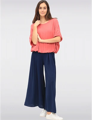 Haut Dolman Plissé Chic par Froccella