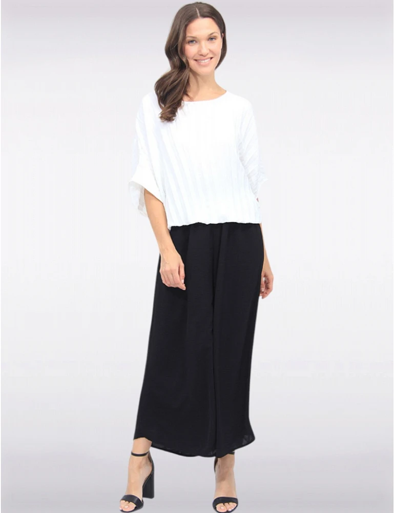 Haut Dolman Plissé Chic par Froccella