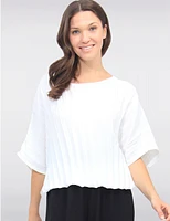 Haut Dolman Plissé Chic par Froccella