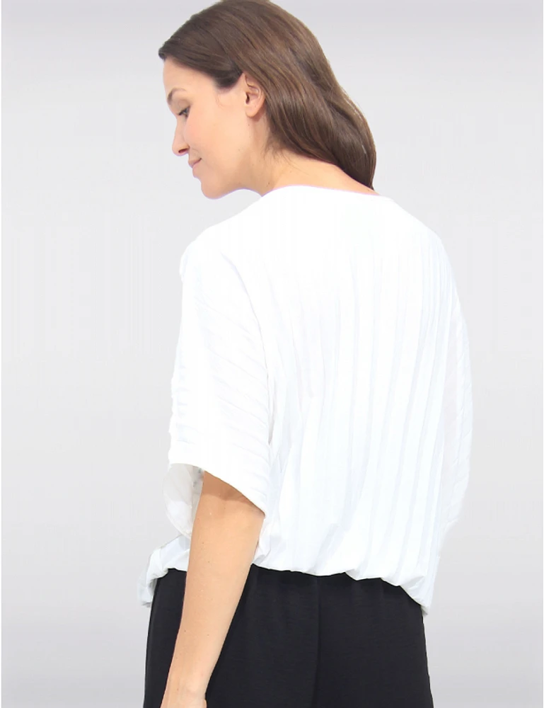 Haut Dolman Plissé Chic par Froccella