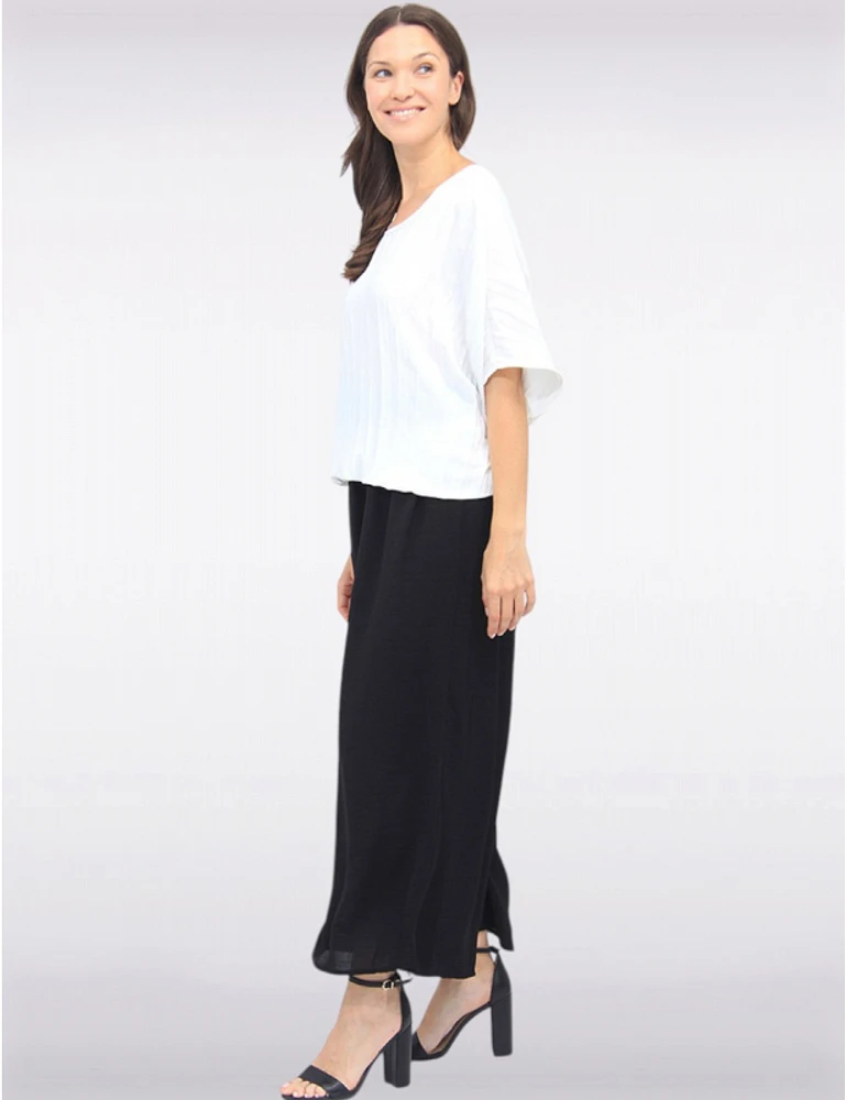 Haut Dolman Plissé Chic par Froccella