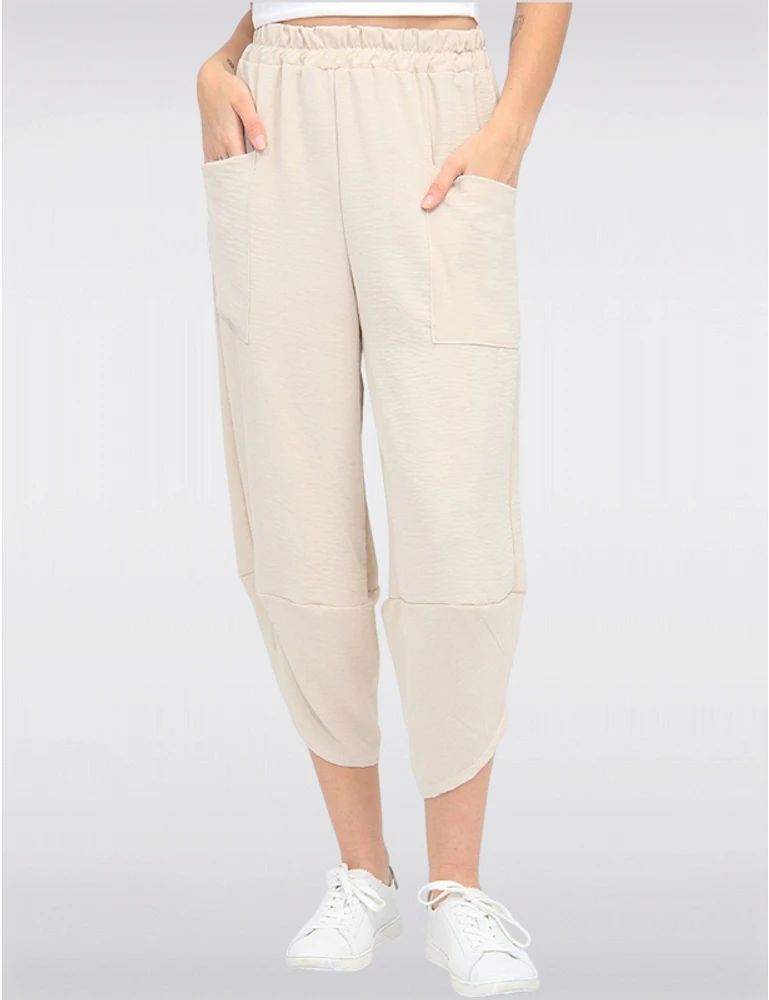 Pantalon Taille Élastique par Froccella