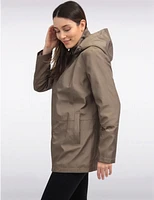 Veste Capuche Rayée Vegan par Portrait