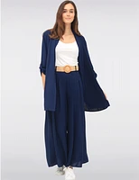 Cardigan Long Plissé par Froccella