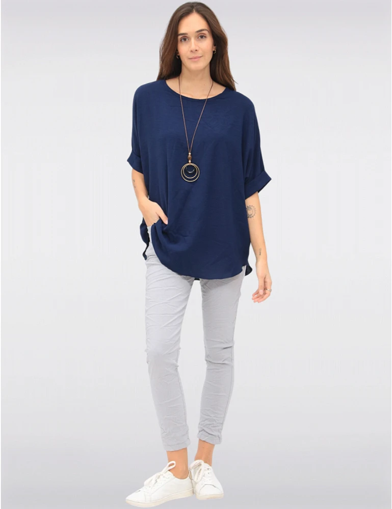 Blouse Élégante Manches Dolman par Froccella