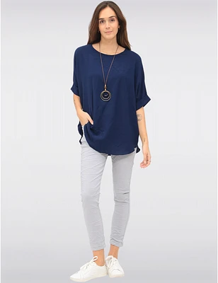 Blouse Élégante Manches Dolman par Froccella