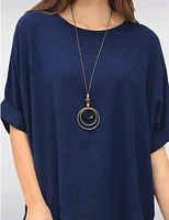 Blouse Élégante Manches Dolman par Froccella