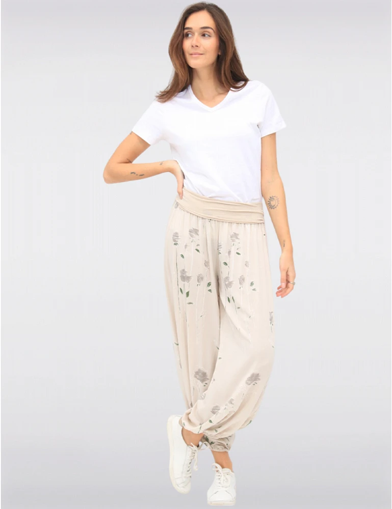 Pantalons Ballon Floraux Froccella