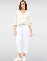 Manteaux | La maison du manteau au Québec Pantalon Décontracté Stretch Avec Taille Élastique à 4-Poches par Froccella
