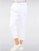Manteaux | La maison du manteau au Québec Pantalon Décontracté Stretch Avec Taille Élastique à 4-Poches par Froccella