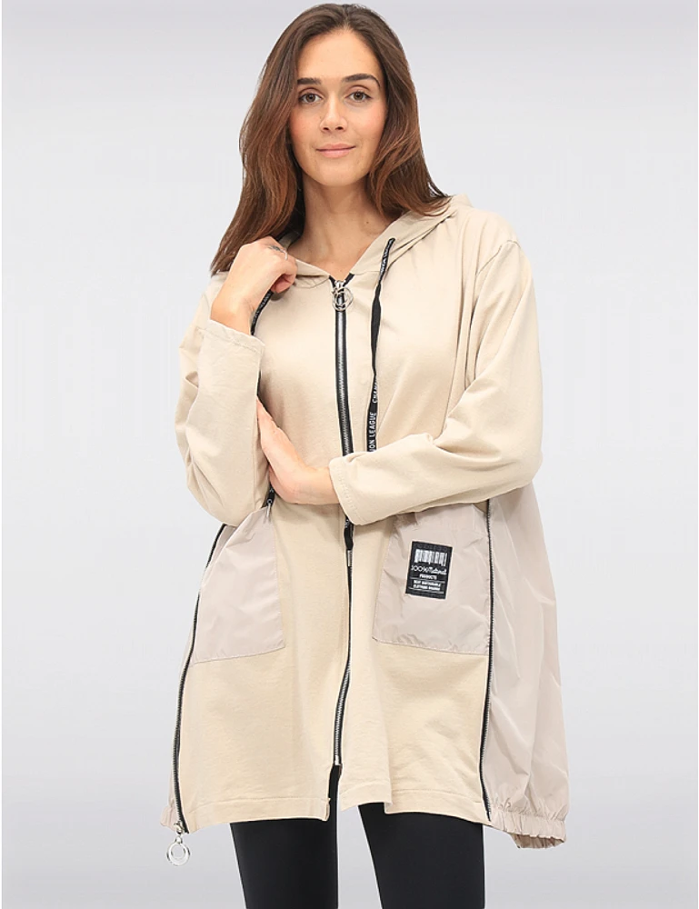 Hoodie Zippé Polyvalent par Froccella