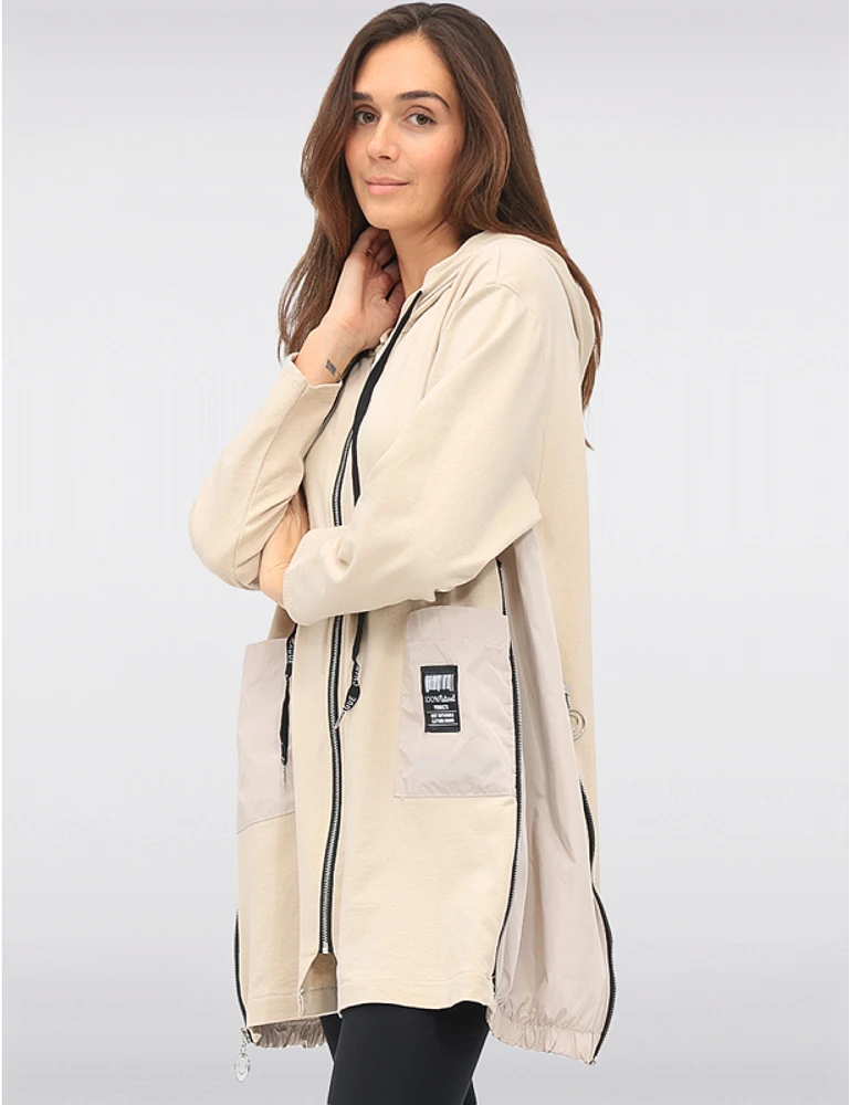 Hoodie Zippé Polyvalent par Froccella