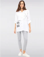 Chemise Métallique Décontractée par Froccella
