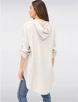 Hoodie Imprimé Léopard Floral par Froccella