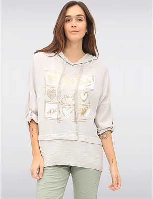 Hoodie Chic Asymétrique par Froccella