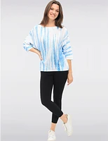 Haut Maille Rayé Bleu par Froccella