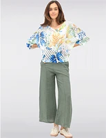 Haut à Manches Dolman Fleuri par Froccella