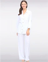 Chemise Ample Lin Mélangé par Froccella