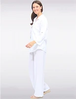 Chemise Ample Lin Mélangé par Froccella
