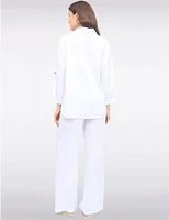 Chemise Ample Lin Mélangé par Froccella