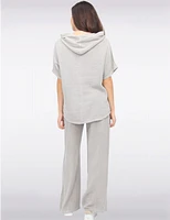 Top Asymétrique Coton-Lin par Froccella