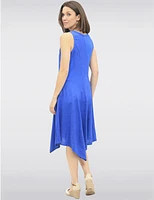 Manteaux | La maison du manteau au Québec Robe Maxi Sans Manches en Lin avec Ourlet Asymétrique Évasé par  Froccella