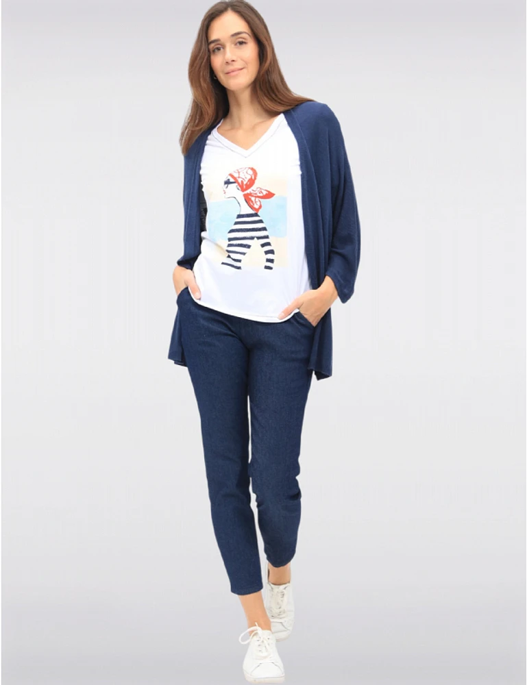 Manteaux | La maison du manteau au Québec Cardigan en Tricot Doux à Manches 3/4 Dolman par Froccella