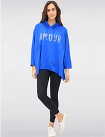 Haut Capuche Coton Relax par Froccella