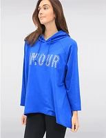 Haut Capuche Coton Relax par Froccella