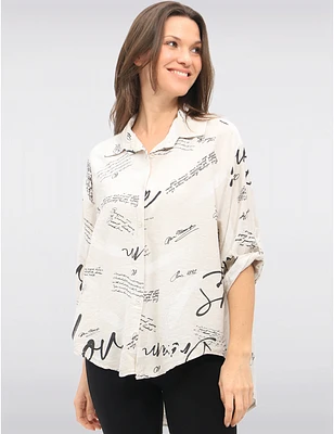 Chemise Imprimé Pinceau Froccella