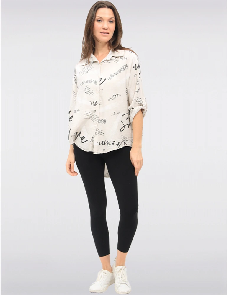 Chemise Imprimé Pinceau Froccella