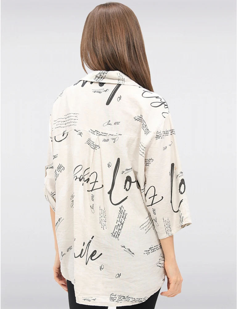 Chemise Imprimé Pinceau Froccella
