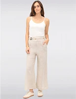 Pantalon Large en Lin par Froccella