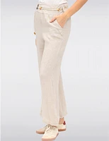 Pantalon Large en Lin par Froccella