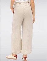 Pantalon Large en Lin par Froccella