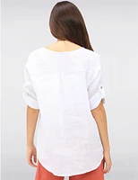 Haut Lin Manches 3/4 par Froccella