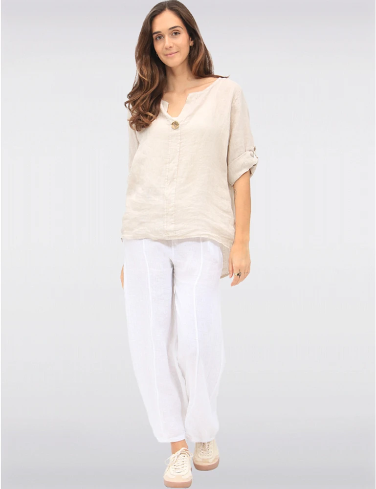 Haut Lin Manches 3/4 par Froccella