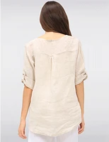 Haut Lin Manches 3/4 par Froccella