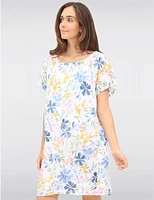 Robe en Lin Fleurie Froccella