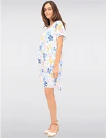 Robe en Lin Fleurie Froccella