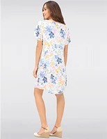 Robe en Lin Fleurie Froccella