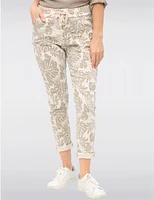 Pantalon Tropical Froissé par Froccella