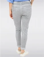 Pantalon Ajusté Froissé par Froccella
