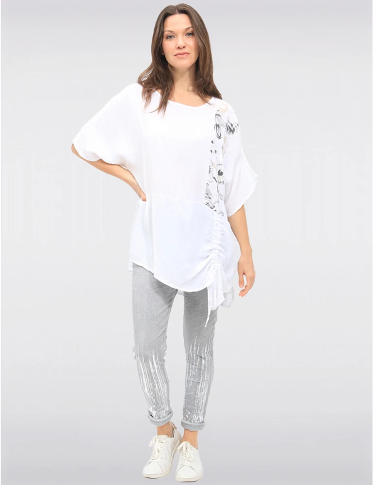 Pantalon Ajusté Froissé par Froccella