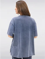 Haut V-Neck Sequins Froccella