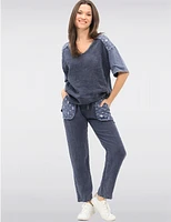 Pantalon Léger en Lin par Froccella